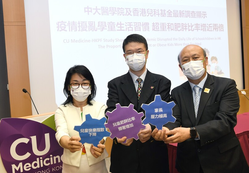 CUHKMedicine's tweet image. Our joint survey study with the Hong Kong Paediatric Foundation revealed children’s lifestyle and habits were all disrupted by the #COVID pandemic, and that the prevalence of overweight and #obese children has increased by 1.8 times. bit.ly/3yakugS

@AlbertMartinLi