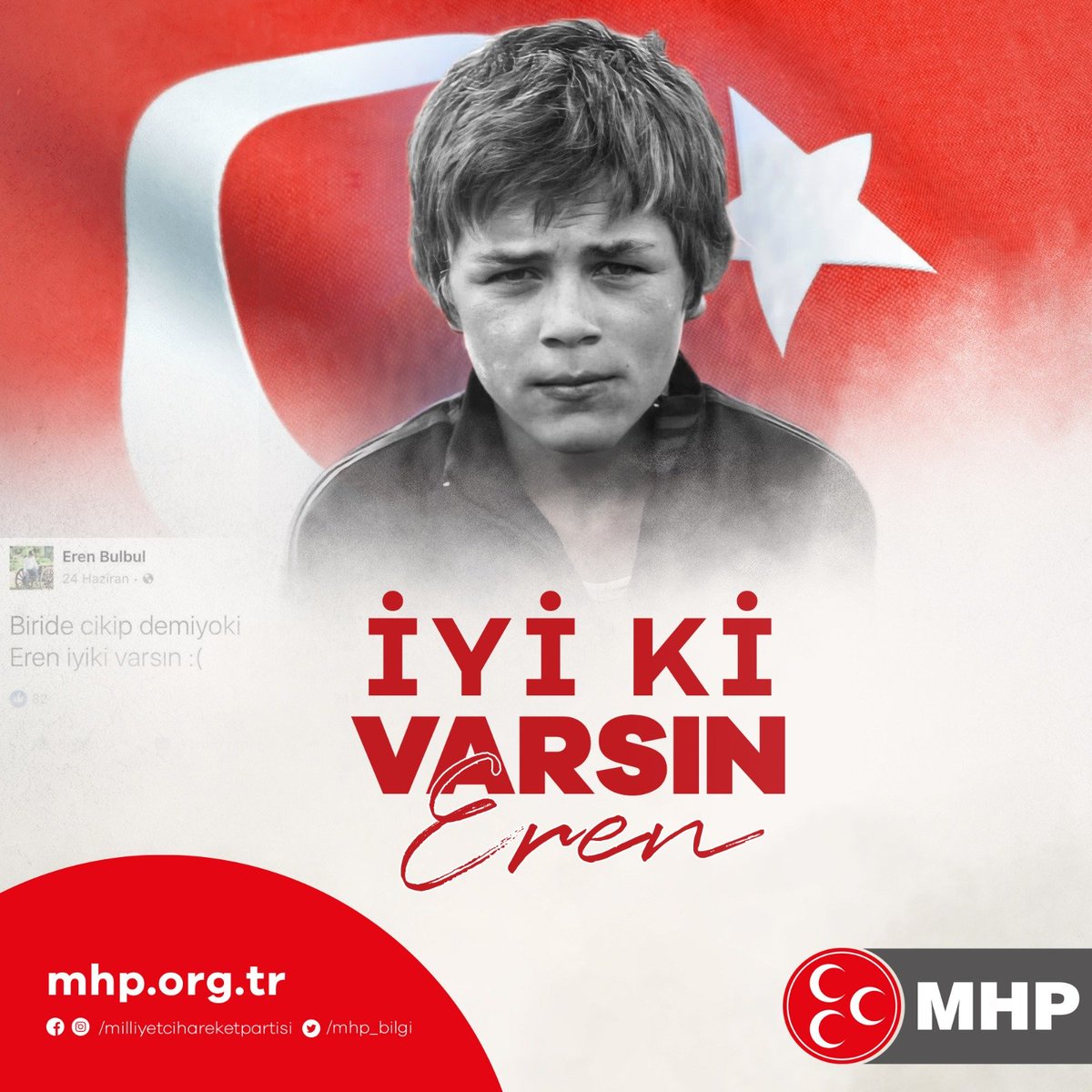 Türk balası kurt olur, yeri gelir vatanı için Şehit olur!
#iyikivarsınEren