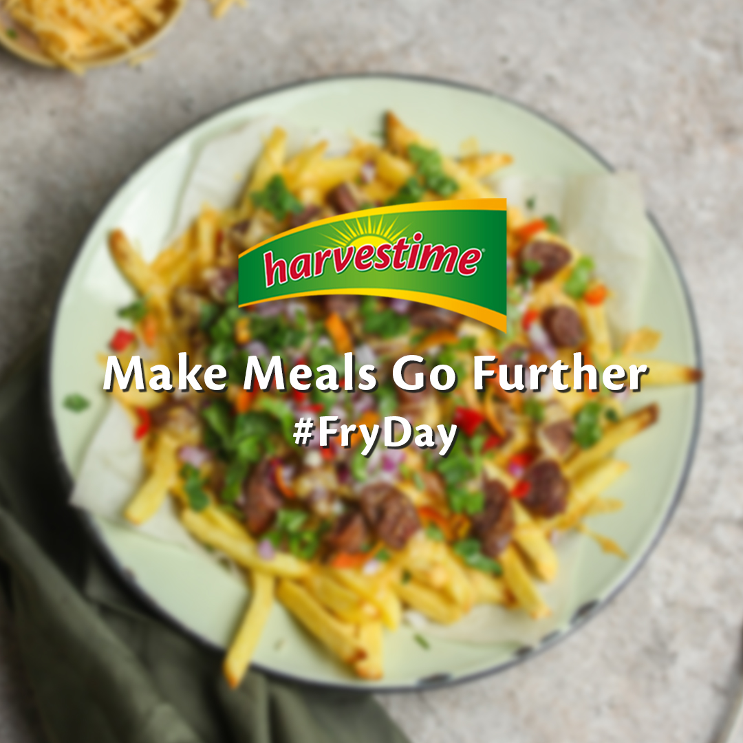 HarvestimeSa's tweet photo. Chilli, cheese and #Harvestime Slap Chips are the stars in today’s amazing meal. This is the perfect pairing of zesty toppings and creamy cheese give regular slap chips a twist to tickle your tastebuds. #Fryday #ChilliCheeseFries https://t.co/5pqNxNdAlC