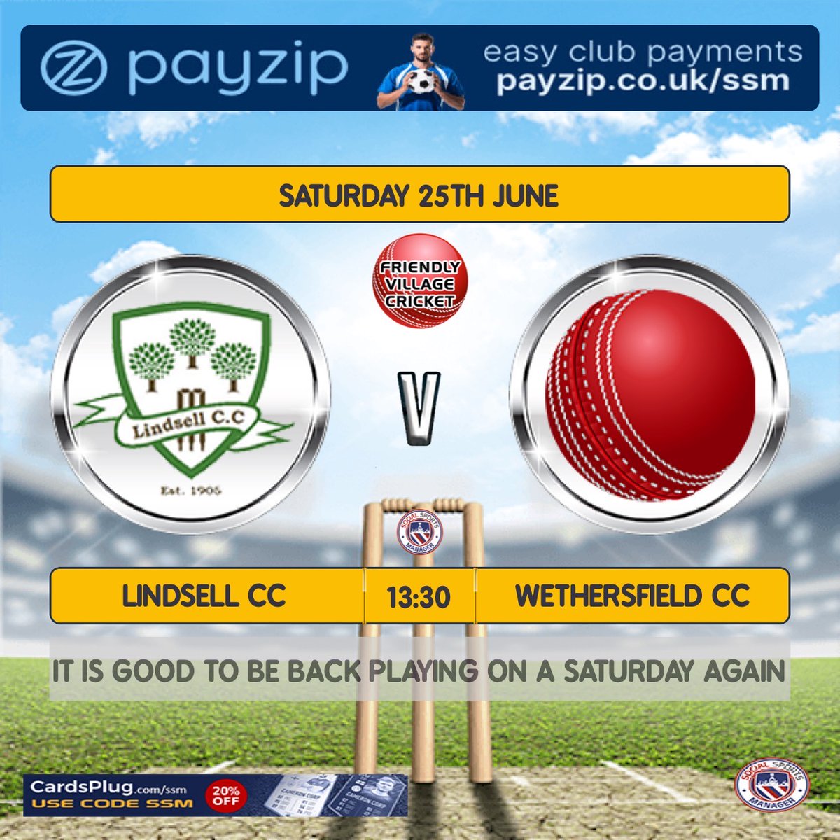 Lindsell Cricket Club tweet media