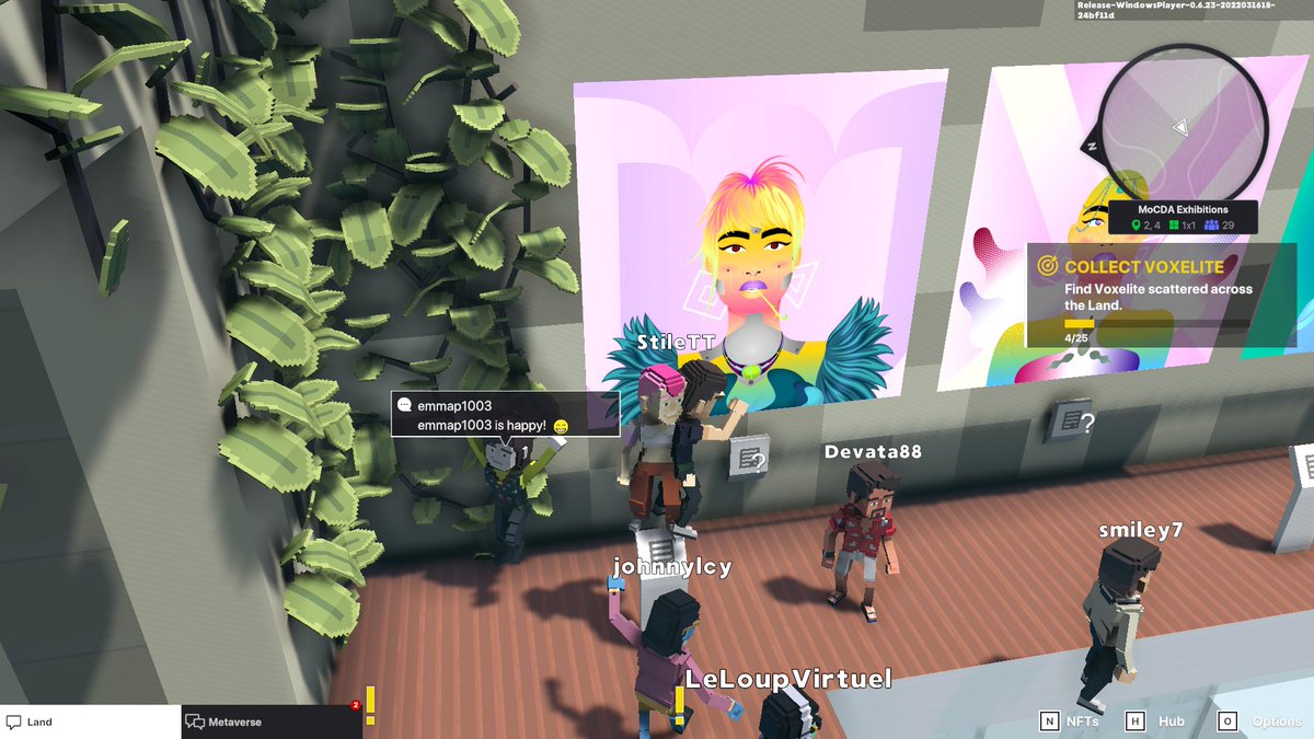 GaoYeeb's tweet photo. @TheSandboxGame @worldofwomennft I just participated in the #TheSandbox weekly contest for a chance to win 200 mSAND! I found the art piece, check out my screenshot below!
👇 https://t.co/eecuZ4m0AB