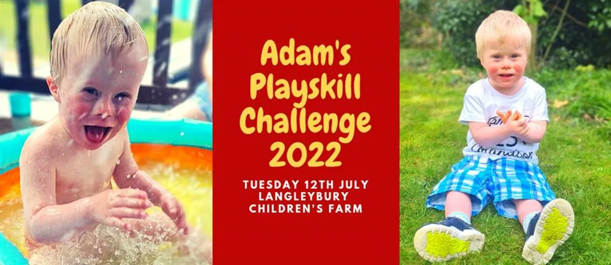 burtonash's tweet photo. Our little boy Adam has Down's Syndrome and is supported by Playskill, a charity providing Speech, Physical &amp; Occupational Therapy.  To raise much needed funds, they're doing a sponsored challenge for the kids, we'd be delighted if you'd consider donating: https://t.co/CGCCcvq7iv https://t.co/F6RoEtYxCt