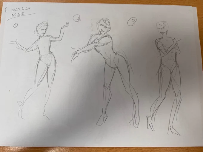 18日目!

片側にねじってるだけなら描けるかもだけど片側にねじった上に前側に傾き、みたいな立体な動きだと途端に難しくなるんだなぁ…なるほど…👀

#gesdrawparty #018
#かとひとのジェスドロ
#仲間とジェスドロやったる会 