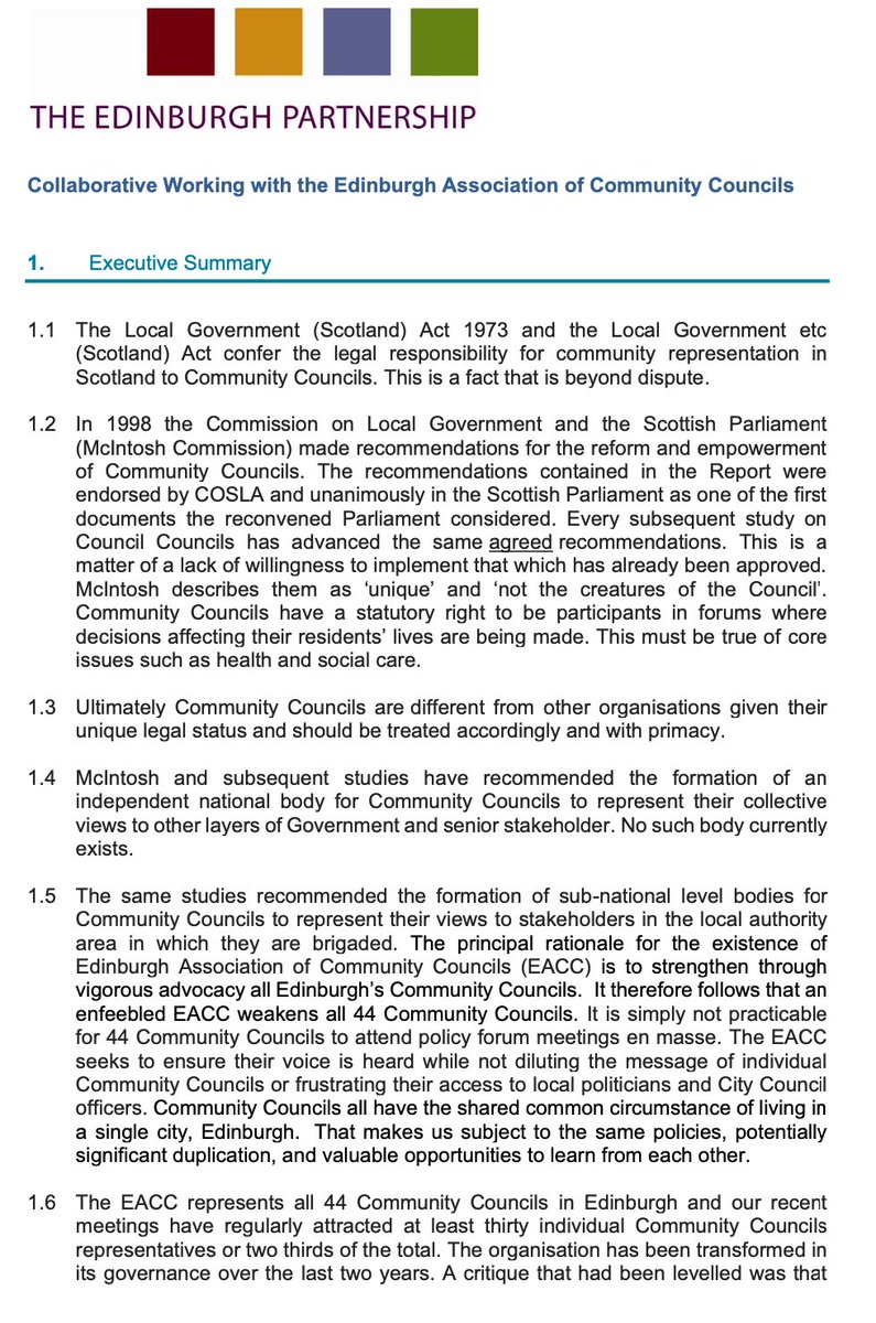 Edinburgh Association of Community Councils (EACC) (@edinccs) on Twitter photo The Edinburgh Partnership paper on "Collaborative Working with the EDINBURGH ASSOCIATION of COMMUNITY COUNCILS" has just been published on the <a href="/Edinburgh_CC/">The City of Edinburgh Council</a> website for the 28 June meeting. democracy.edinburgh.gov.uk/documents/s470… The Edinburgh Partnership paper on "Collaborative Working with the EDINBURGH ASSOCIATION of COMMUNITY COUNCILS" has just been published on the <a href="/Edinburgh_CC/">The City of Edinburgh Council</a> website for the 28 June meeting. democracy.edinburgh.gov.uk/documents/s470…