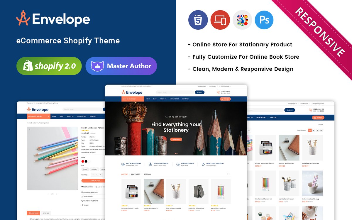 ⚡ Stationery Shopify 
Envelope - Stationery Stores Shopify Responsive Theme
 
Download from here  >> cutt.ly/eKWFIlV

#thementic #TemplateMonster #shopify #responsive #stationery 

<a href="/templatemonster/">TemplateMonster</a>
