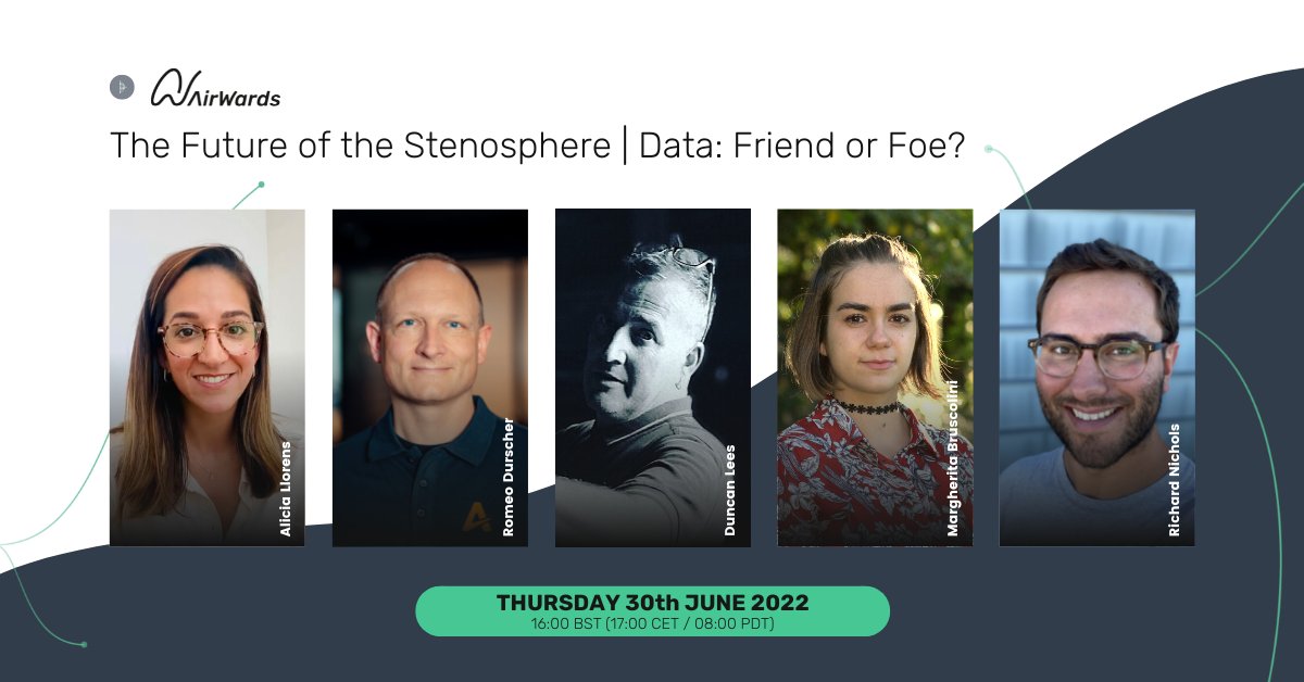 airwards_'s tweet photo. Next Thursday 30th at 16:00 BST Airwards presents: The Future of the #Stenosphere online panel, hosted by our partner Alicia Llorens discussing ‘Data: Friend of Foe’. @auterion @visualskies @globhedrones https://t.co/I0nW1Ar5xt https://t.co/8nkdY9Z4j5