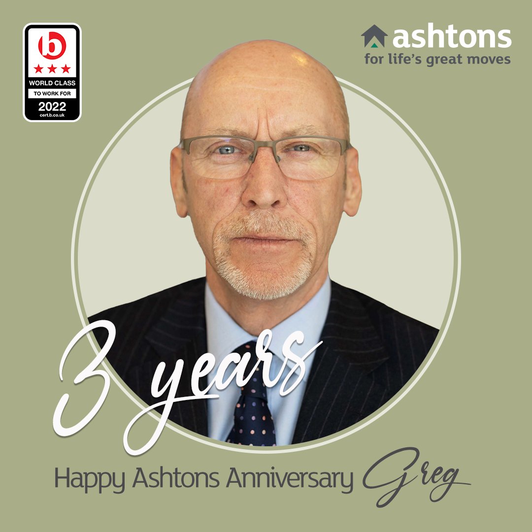 ashtonsProp's tweet image. Congratulations to Greg who celebrates his #Ashtons Anniversary today! Thank you for your continued dedication &amp;amp; hard work Greg.  Interested in a career with Ashtons, Property’s Number One Company to Work For? You can view our current vacancies at ow.ly/IWaL50J1cXX