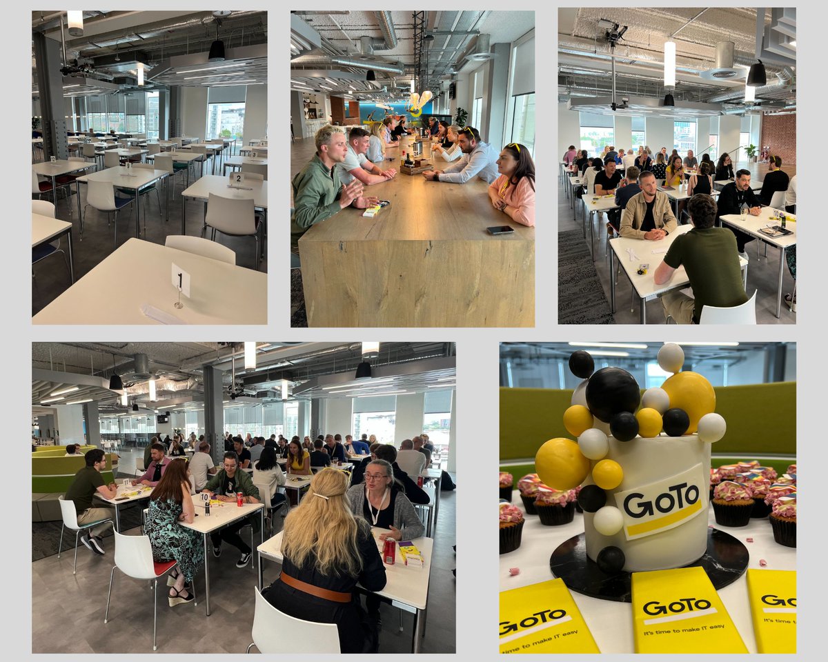 jennareid2011's tweet photo. Our Dublin Office gets social, this week we ran a Speed Dating Networking event with some of our leadership team. This gave our 64 participants the chance to get to know each other a bit better, with the help of some beers of course. #GoTo #Networking #Dublin https://t.co/Euqnt2EIJx