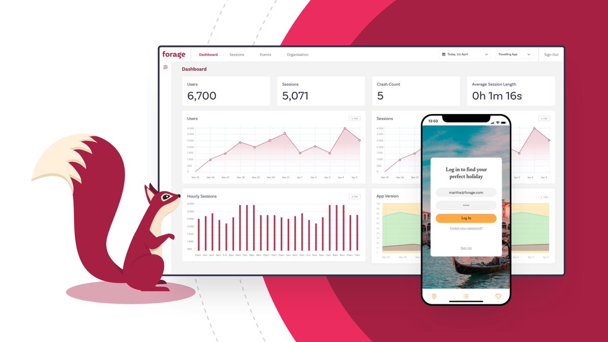 ForageAnalytics's tweet image. 🤷 So what is #ForageAnalytics?

Forage gives development teams powerful insight into all mobile app user interactions. With many features - we have everything you need to further understand your app. 

🌐 Learn more: ow.ly/mzj950IHyUJ

#ReactNative #React #AppAnalytics