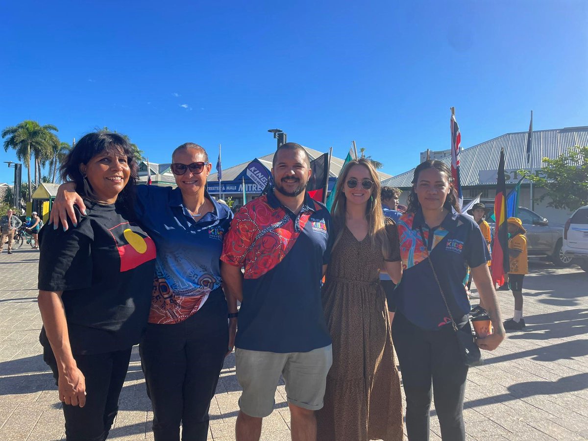 TheKids_AU's tweet image. Wonderful to see team members from @telethonkids Perth &amp;amp; Broome taking part in the 2022 Kullarri #NAIDOC Festival Reconciliation walk. It marks the start of NAIDOC activities in the region, bringing people together to show how they Get Up! Stand Up! Show Up! for reconciliation.