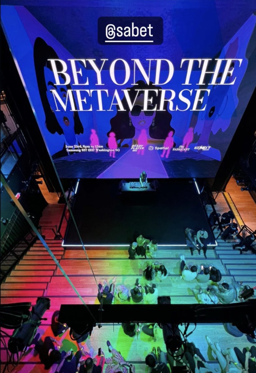 Thank you 🥰🙏 
#STRATOSPHERE2022 Exhibition 🚀🚀🚀
at Samsung 837 in NYC  22/6/23 (3 - 7pm)

<a href="/sabet/">sabet</a> @spatial_io @nft_nyc
<a href="/tokyopunksnft/">TOKYO PUNKS by SABET</a> <a href="/SamsungUS/">Samsung US</a> 

spatial.io/s/TENMEN-s-Mus…

#NFTNYC2022 #NFTNYC  #spatial #sabet #NFT #samsung837 #tenmennft #NYC