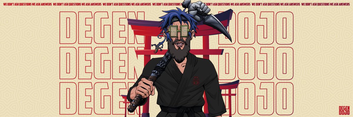 darrenszh's tweet image. Shoutout to @BacillusRandom for the dope ass WP wen rug? @DegenDojoNFT