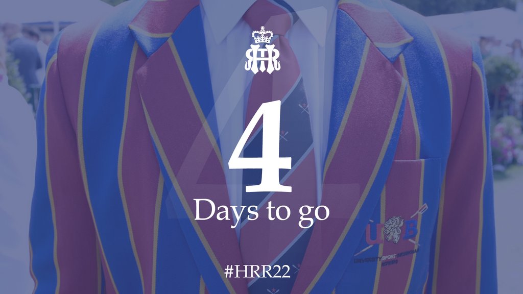 Good luck to all those taking part in qualifiers today! 💪

Only 4 days to go until #HRR22! #HenleyRoyalRegatta
