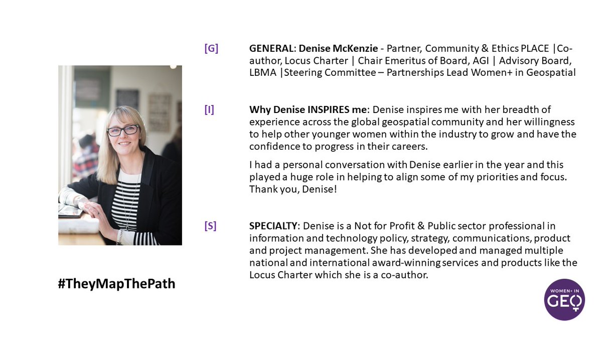 mooresther__'s tweet photo. @geospatialwomen @TheyMapThePath On this final day of the #TheyMapThePath campaign, my final feature but certainly not the least is the superb powerhouse - @SpatialRed
Thank you for #mapping the path forward for us young women.
And thanks for a week-long celebration, @geospatialwomen. https://t.co/4hSTqdZsCw