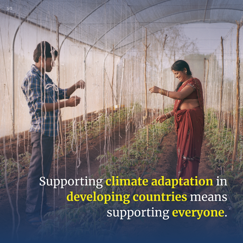UNFCCC's tweet photo. We are in this together π
Helping countries most impacted by the #ClimateCrisis to build resilience against extreme weather, in fact, protects everyone.