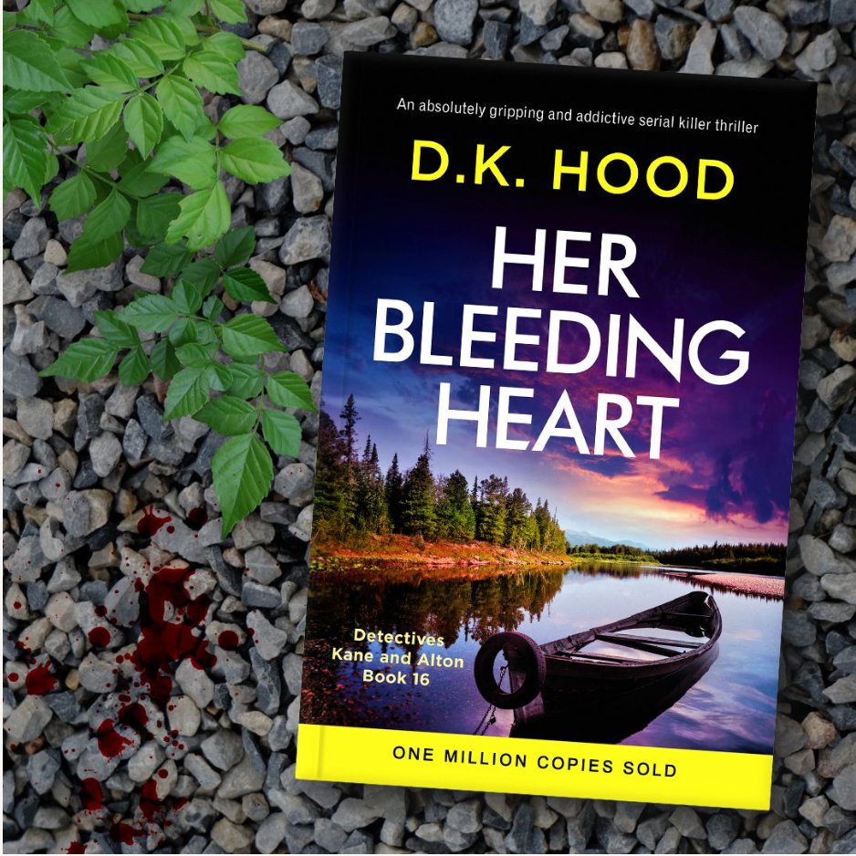 bookouture's tweet photo. We’re excited to reveal the cover for Her Bleeding Heart: An absolutely gripping &amp; addictive serial killer thriller by @DKHood_Author!

Out Sept 12th: 

Amazon: https://t.co/kpk2yixQ9M
Apple: https://t.co/EIpPnufbd6
Kobo: https://t.co/Pxc4UToA5y
Google: https://t.co/7nqtjQjGVe https://t.co/CHHJIlAlvv