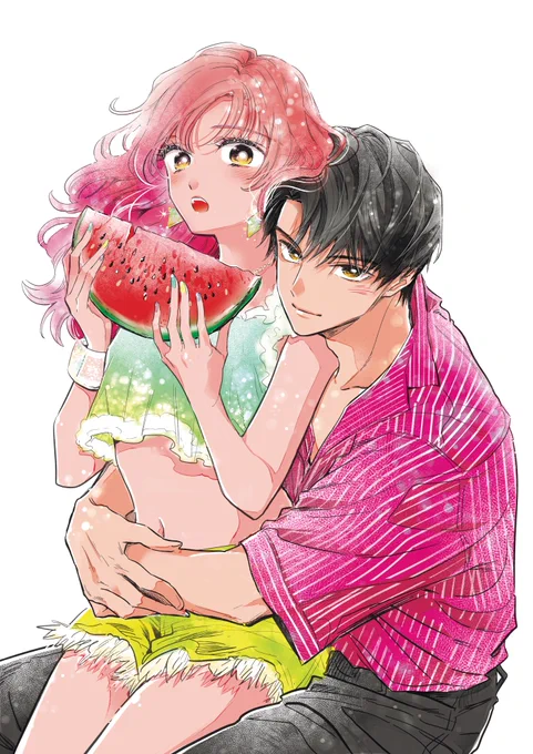 Kiss発売日です🍉✨
表紙描かせていただいてます!

#わたしのお嫁くん
最新刊は7/13発売です🙇‍♀️ 
