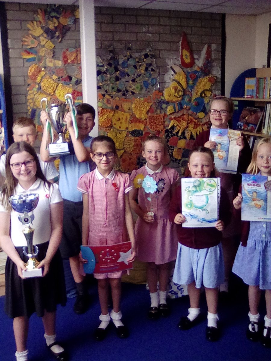 Wood_Fold_PE's tweet photo. Congratulations to Eddie, Fearne, Daniel, Ava, Farrah, Matilda, Pearl and Mia for their achievements in Swimming, football and dance outside of school! https://t.co/QCuSU9p43H