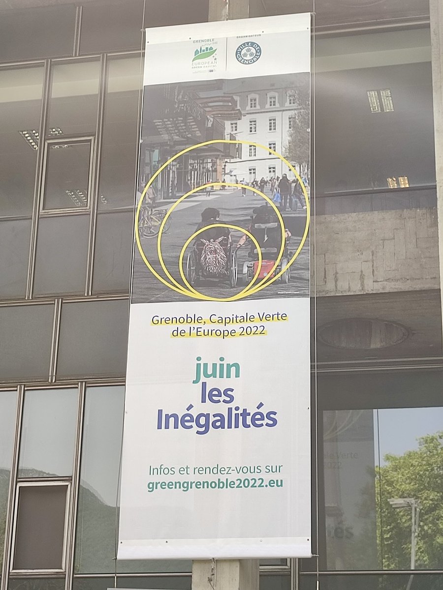 Les championnats de France de Tennis-Fauteuil ont commencé. Les portes du club Grenoble Tennis sont ouvertes pour vous accueillir. Remise des prix dimanche AM 🥇🥈🥉.

Le championnat a lieu pendant le mois des inégalités de <a href="/GreenGrenoble22/">🌱 Grenoble, European Green Capital 2022 🇪🇺</a> 

On a prévu plein de trucs ⬇️