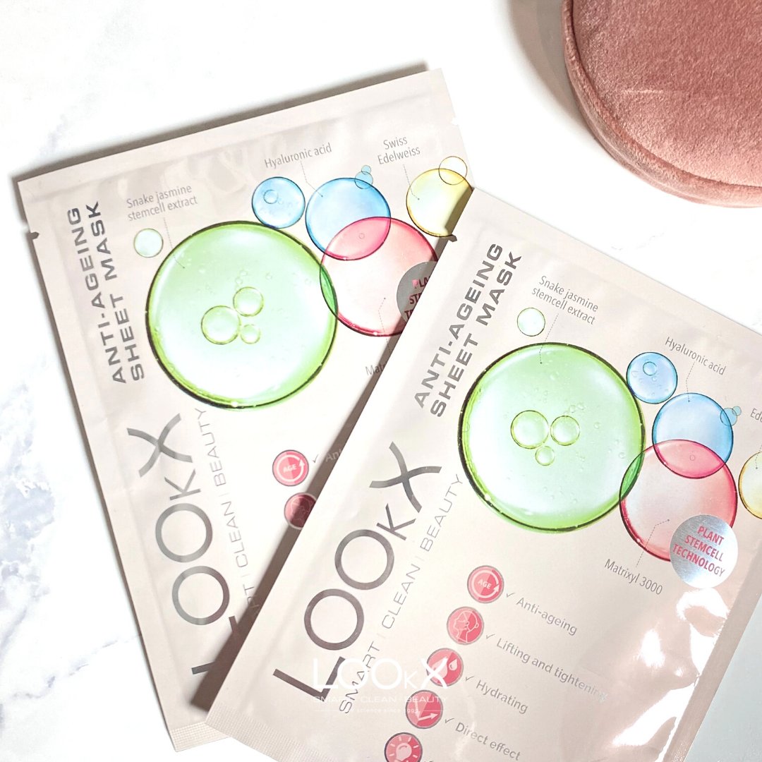 We’re taking sheet masks to the next level! The LOOkX Anti-ageing sheet mask provides instant lifting &amp; fiming action, it’s anti-ageing, offers skin barrier protection &amp; much more.