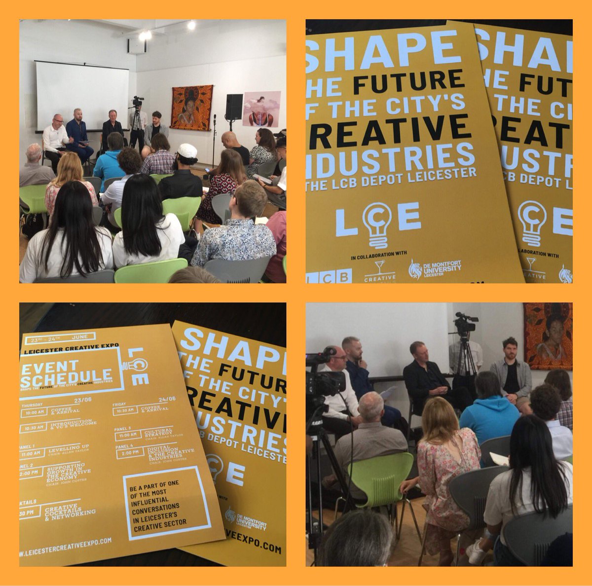 DocMediaCentre's tweet image. Great to hear @gunders10 sharing the vision for @filmleicester at yesterday’s @LEcreativeexpo @lcbdepot the work you guys do is amazing and #Leicester is lucky to have you &amp;amp; @AlexanderBuja @drallantaylor @DMU_LMS @dmuleicester #FilmLeicester 🎥 🎞