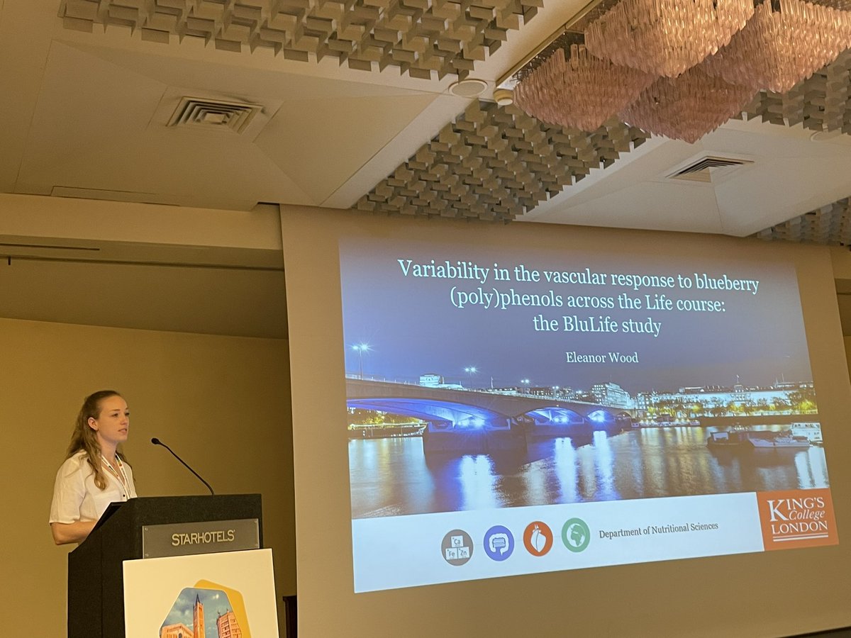 <a href="/ellienutrition/">Ellie Wood</a> presenting our BluLife study on responses to blueberry consumption through the lifecourse , tough one after all those limoncellos last night but she did great <a href="/lifecourse_KCL/">School of Life Course & Population Sciences</a> @FBHC2020