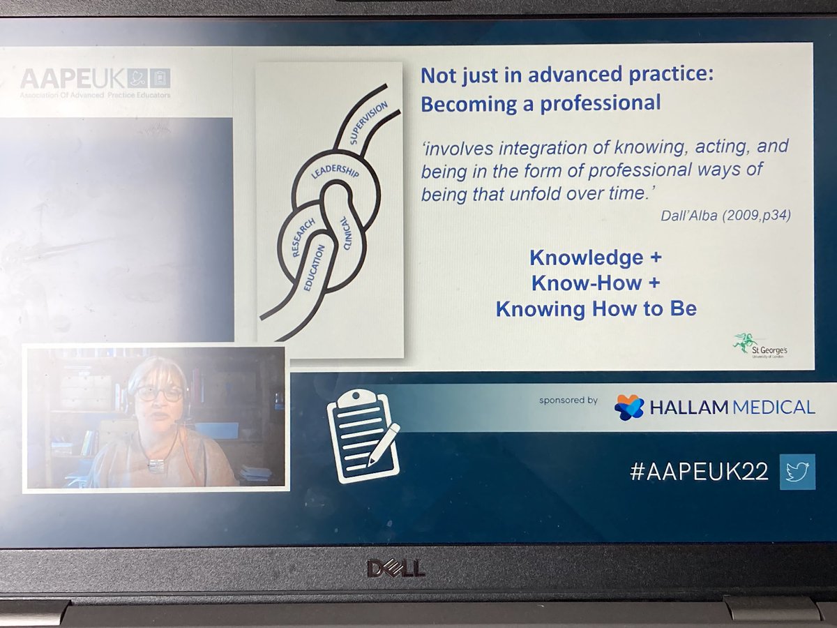 RosFrench1's tweet photo. #AAPEUK22 4 Pillars intertwine with supervision and need to take a professional leap of faith https://t.co/xKVy85HZSL