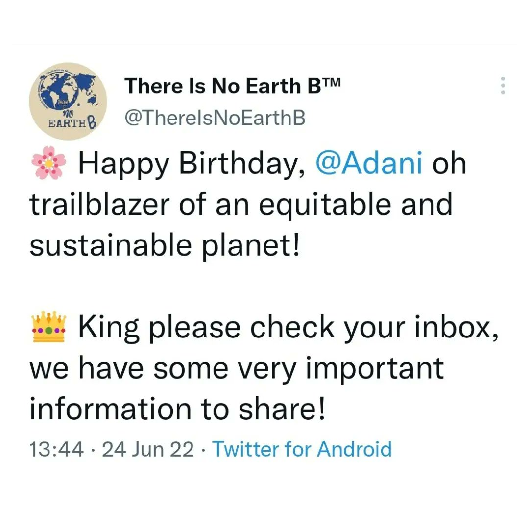 ThereIsNoEarthB's tweet photo. #StopAdani #BackOffAdani #SaveBhitarkanika #SaveHasdeo #SaveTalabira #GautamAdani

@DhanadaKanta @badassflowerbby @SahilBulla https://t.co/0QRfKcEdj7
