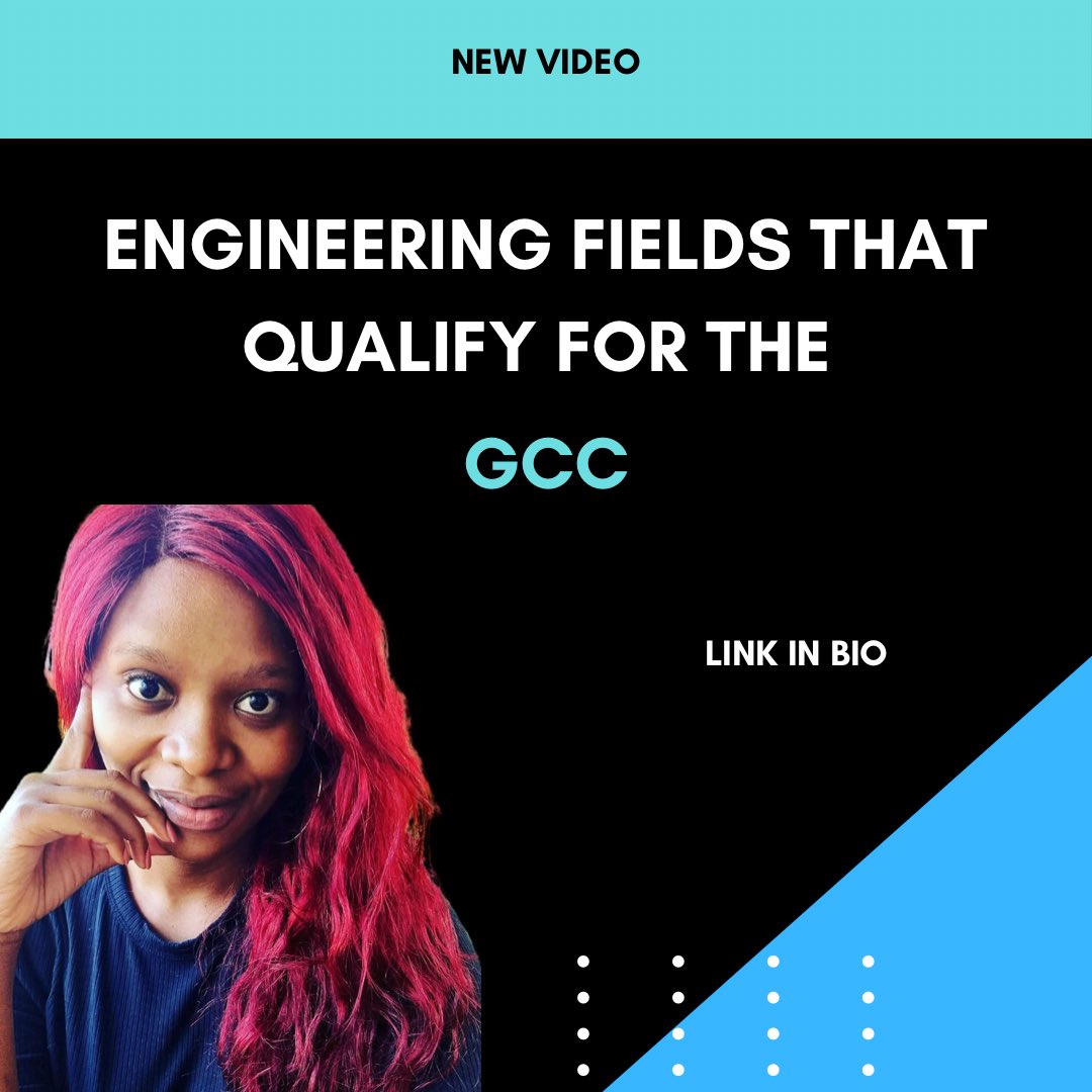 zanelenkomo_'s tweet photo. In the latest video I answer one of the most
frequently asked questions about which engineering fields qualify for the GCC?

Share with anyone who may find this useful!

#livelearnlead #engineering #maintenance
#gccexam #gcc #Stem #zanelenkomo 

https://t.co/Kwup3ROhqz https://t.co/OT4SNjnQsH