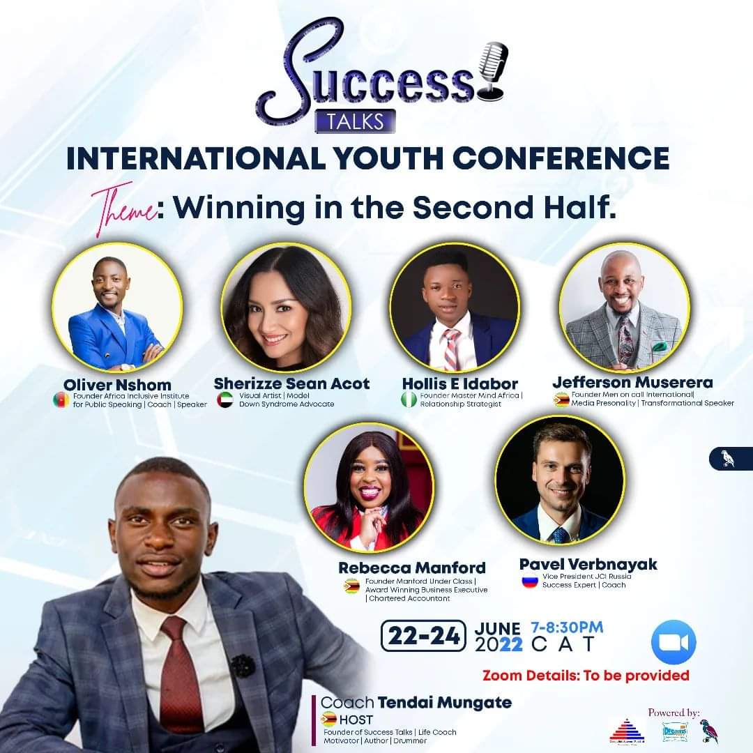 Tonight I will be speaking to hundreds of Africans from different nations on the topic 𝙃𝙊𝙒 𝙏𝙊 𝘽𝙐𝙄𝙇𝘿 𝙀𝙁𝙁𝙀𝘾𝙏𝙄𝙑𝙀 𝙍𝙀𝙇𝘼𝙏𝙄𝙊𝙉𝙎𝙃𝙄𝙋𝙎 𝙁𝙊𝙍 𝙂𝙇𝙊𝘽𝘼𝙇 𝙍𝙀𝙇𝙀𝙑𝘼𝙉𝘾𝙀 at the Zimbabwe Success Talk Conference 2022.