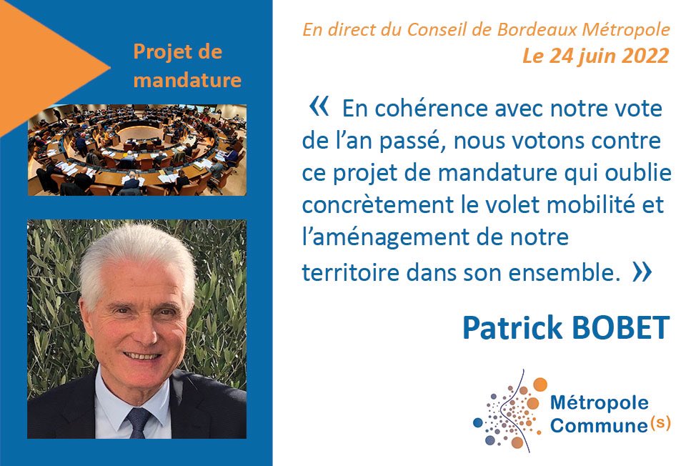 MtropoleCommun1's tweet photo. #BordeauxMetropole #PatrickBobet #MetropoleCommunes https://t.co/RPy4s3kWRh