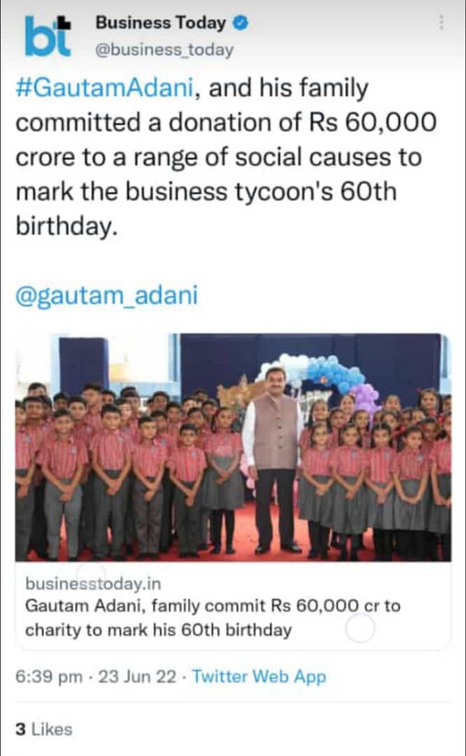 Happy birthday Gautam Adani sir             