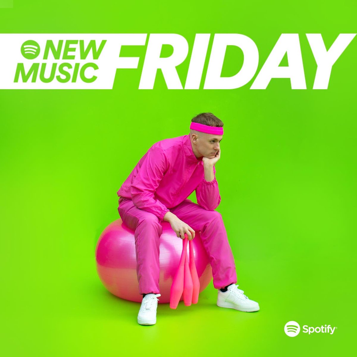 bushrod's tweet photo. so happy to announce my brand new ep ‘balancing act’ is out right now!!! thank u @spotifyuk for adding us to the new music friday playlist!! listen here: https://t.co/yQIHUqR64k see u all on tour in september 💖💚 https://t.co/DqnIIhVVYG