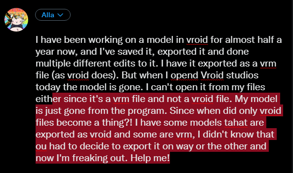 Body_doll's tweet photo. #vroid #vtuber #vrm #vroidstudios #3D #Vtuberuprising
Am I gonna have to completely forget about my model I've been working on for my debut and just start new one?! AAAAAAAAAAH https://t.co/EHTPw1cchP