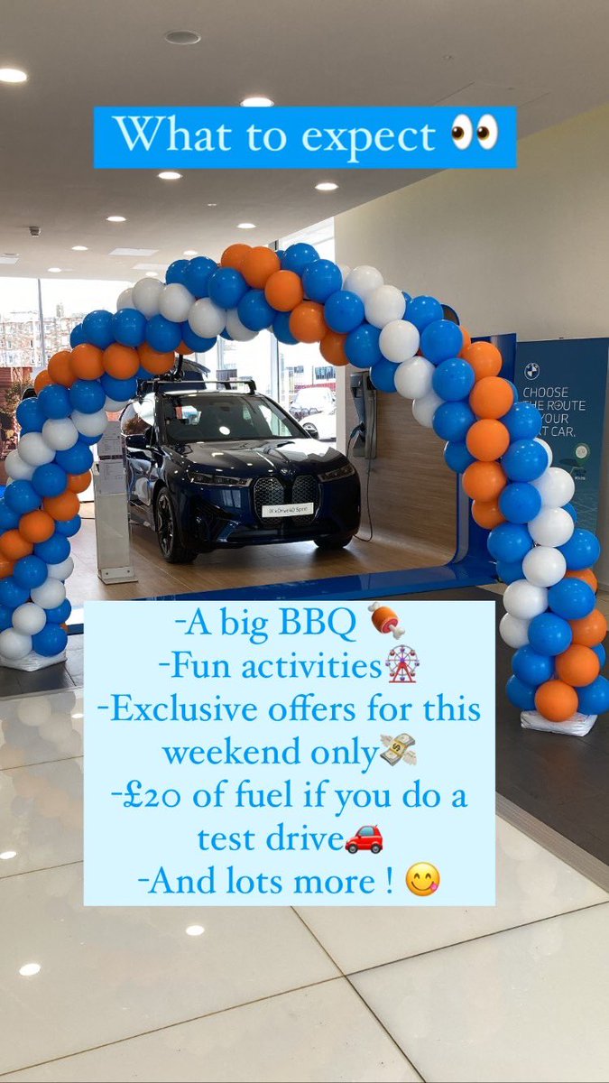 PeterVardyBMW's tweet photo. Come join us here at our showroom ! 🎊 https://t.co/ArTpiExb7U