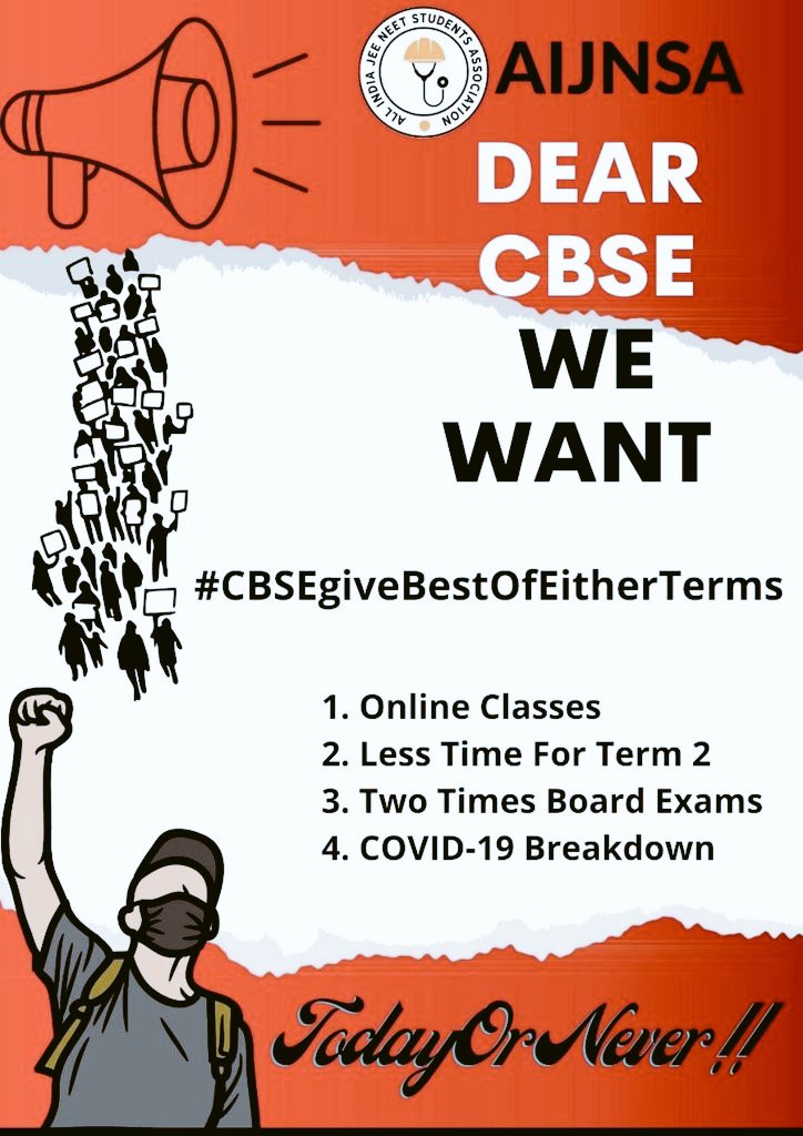 AdityaSyal001's tweet photo. #CBSEgiveBestOfEitherTerms #CBSE #wewantjustice #passclassXII @PMOIndia @cbseindia29 @AllCBSENews @ZeeNews @Republic_Bharat https://t.co/JY1EkrMdXg