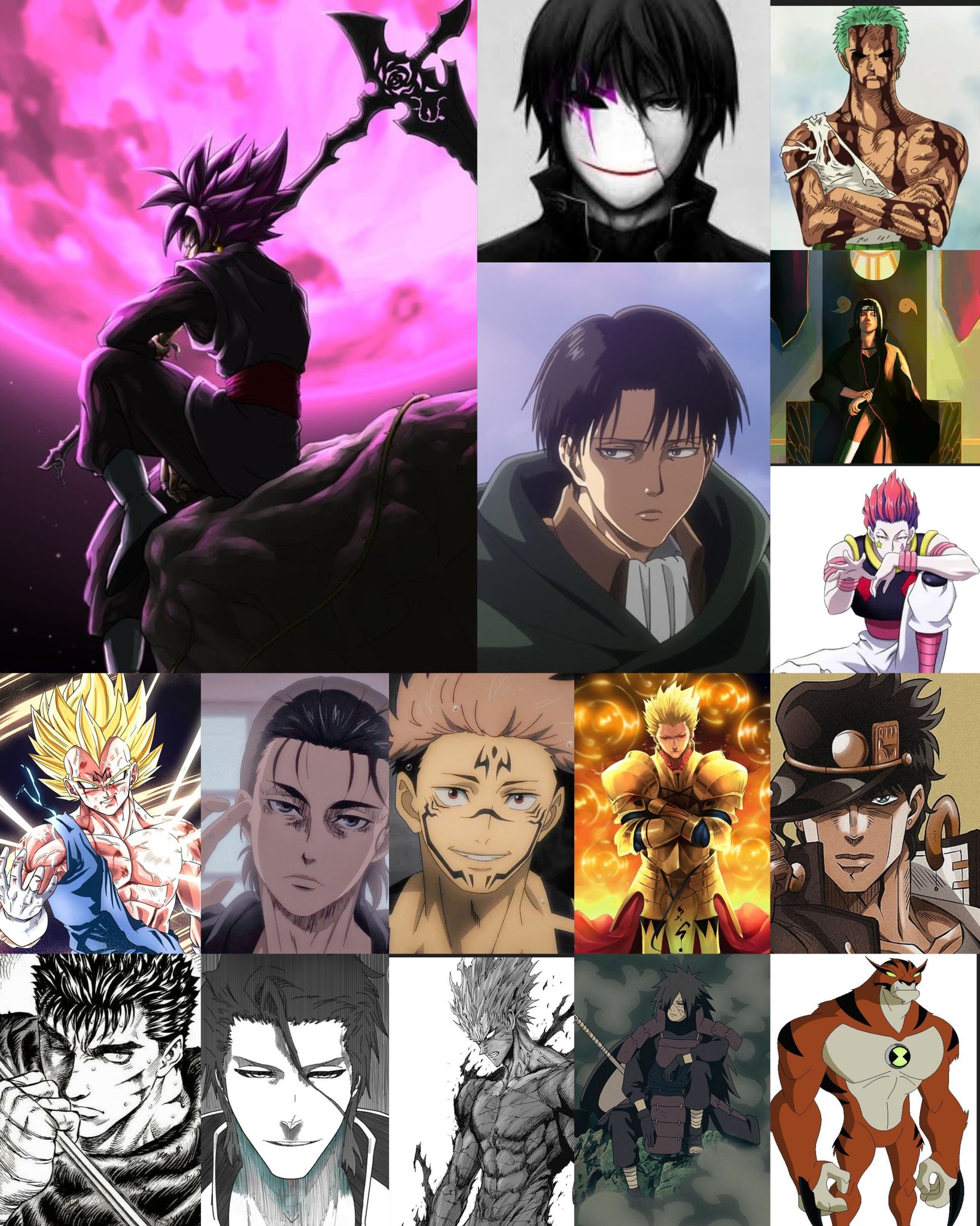 Top 10 Most Badass And Coolest Anime Characters 2018  ranime