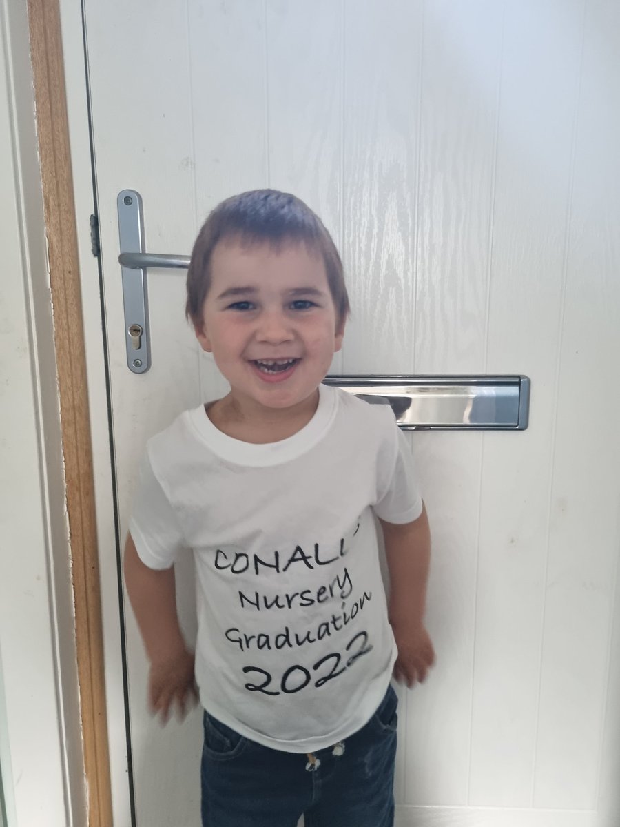 First and last day of nursery.  Massive thank you to everyone at Beancross Nursery for the support during his journey.  We will miss you all. #beanxnursery @missmarshallBPS