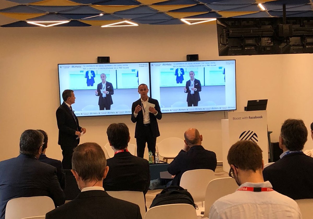 Luca Colombo, Country Director <a href="/Meta/">Meta</a> in diretta da #BinarioF
Le aziende devono continuare a innovare: il #digitale è al centro della nostra vita e dei business, dobbiamo agire ora. Le #PMI devono essere sostenute in questo sforzo