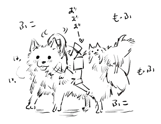 モンハンライズのキャラメイクに
白いふわふわのでっかい長毛ワンコがあったら…
ずっと旅に出ずふかふかふわふわわっふわっふ野原を走り回って冒険に出ないよーもんすたーにこうげきされたらあぶないもんね(高速早口) 
