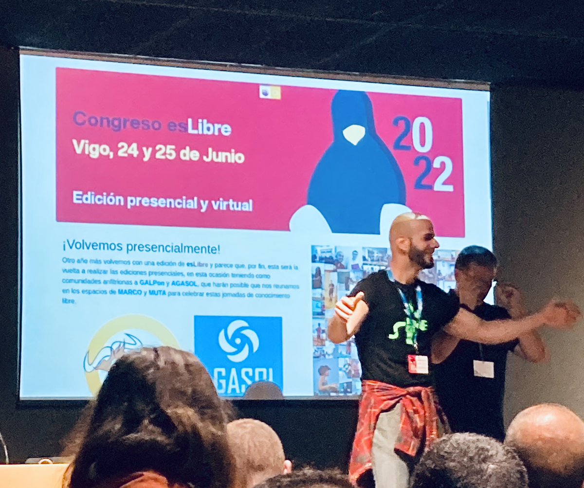iria_otero_'s tweet image. Queda inaugurado congreso riquiño e moi libre 🚀 

@esLibre_ #eslibre2022