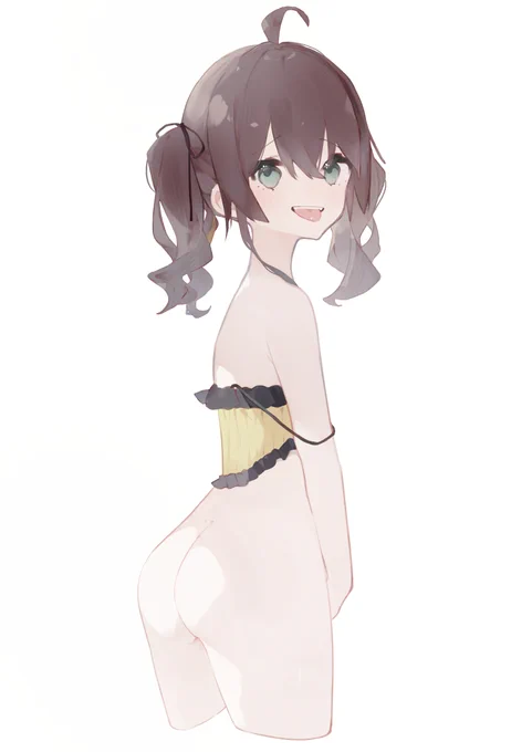 おぱんつがどこかにいっちゃったまつりちゃん🫠

 #祭絵 