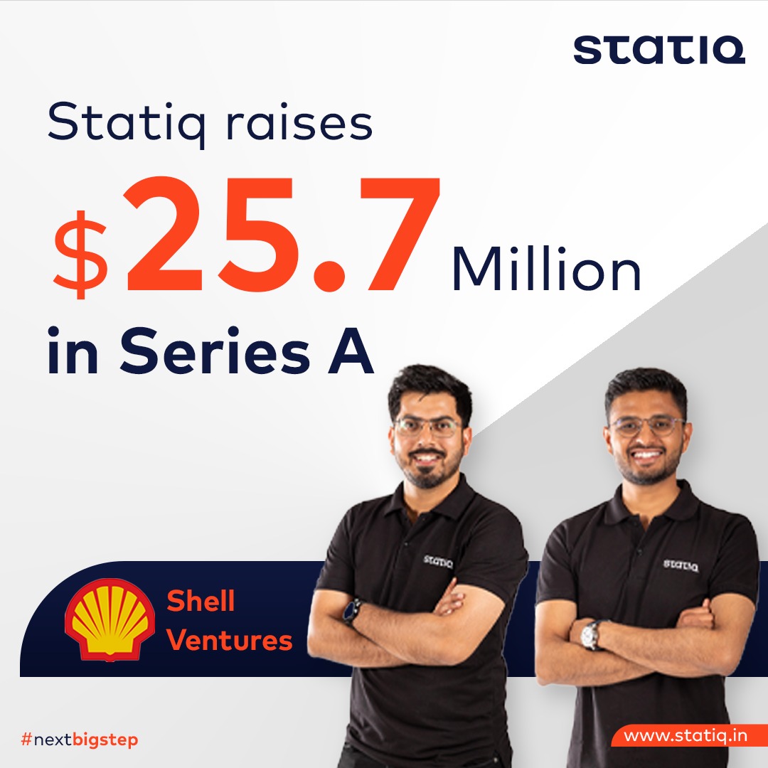StatiqIndia's tweet photo. "Securing the first closing of our Series A ensures delivering on value-enhancing growth options already secured by Statiq, as we set out to build India's leading EV charging services company," as said by our Co-Founder and CEO Akshit Bansal
#StayCharged #nextbigstep #funding https://t.co/RxlzxzqXV8