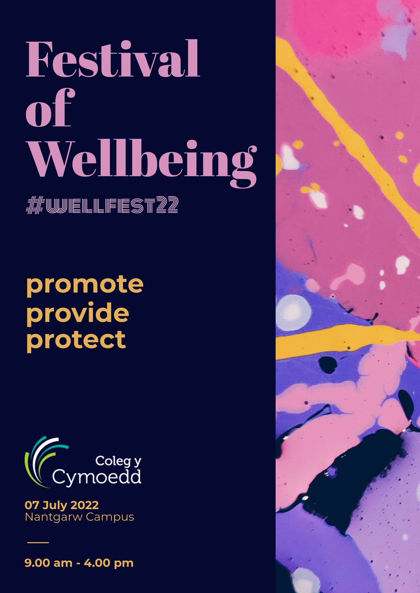 After almost two years of lockdowns and hybrid working @ColegyCymoedd we're absolutely buzzing to finally be hosting the college's first ever #wellbeing festival - it's going to be epic!

#wellfest22

@karenphilips67 <a href="/karenw0708/">Karen Workman</a> <a href="/RichardFullylo1/">Richard Fullylove</a> <a href="/reesjv/">julie rees</a> <a href="/RichardFullylo1/">Richard Fullylove</a>