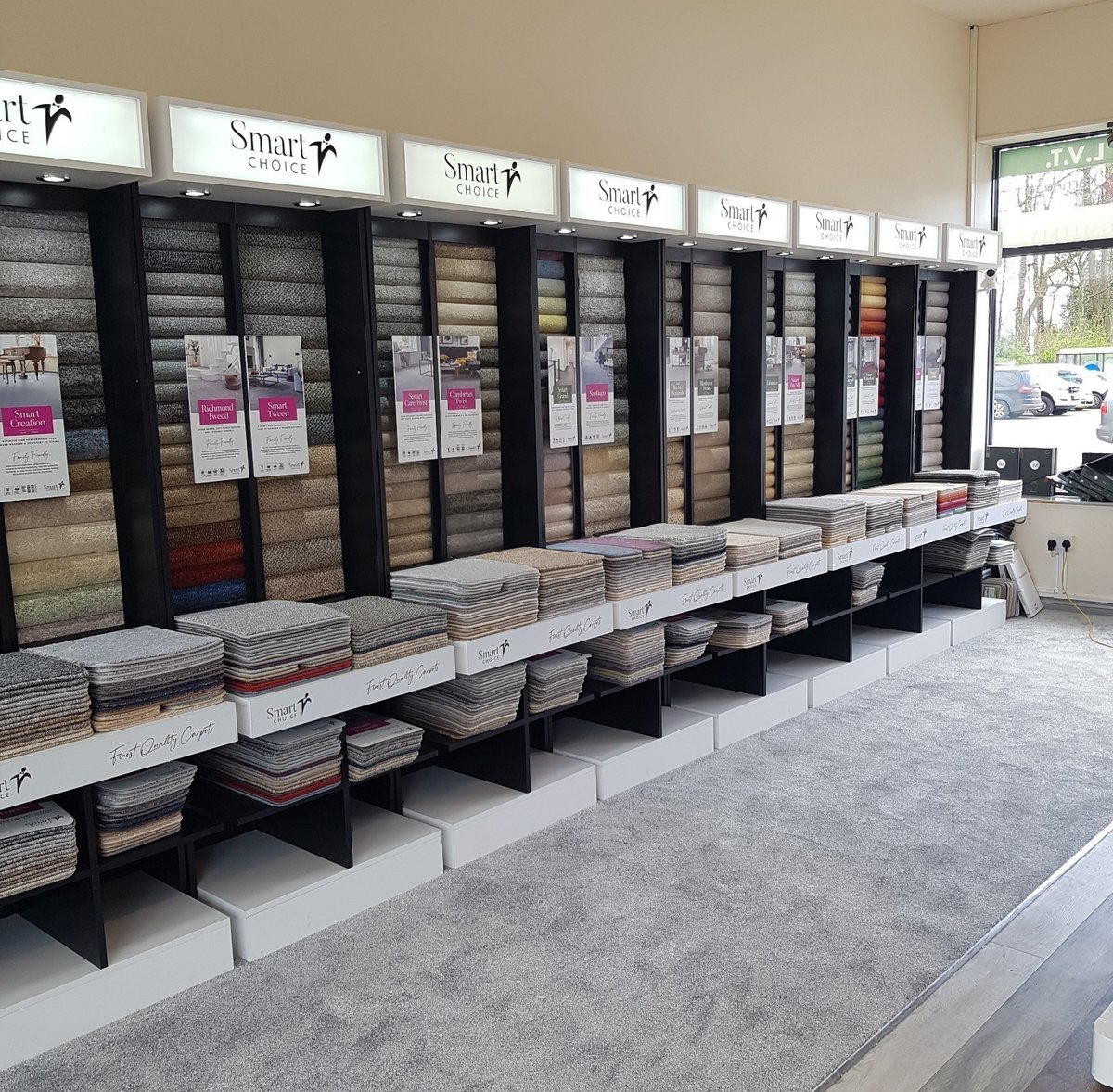 DistributionADP's tweet photo. We are very proud of this recent installation we did for One Stop Carpet Shop in Saxmundham, Suffolk #installation #pointofdisplayinstallation #retailinstallation #retaildisplaystandinstallation https://t.co/RZjphNfLGI