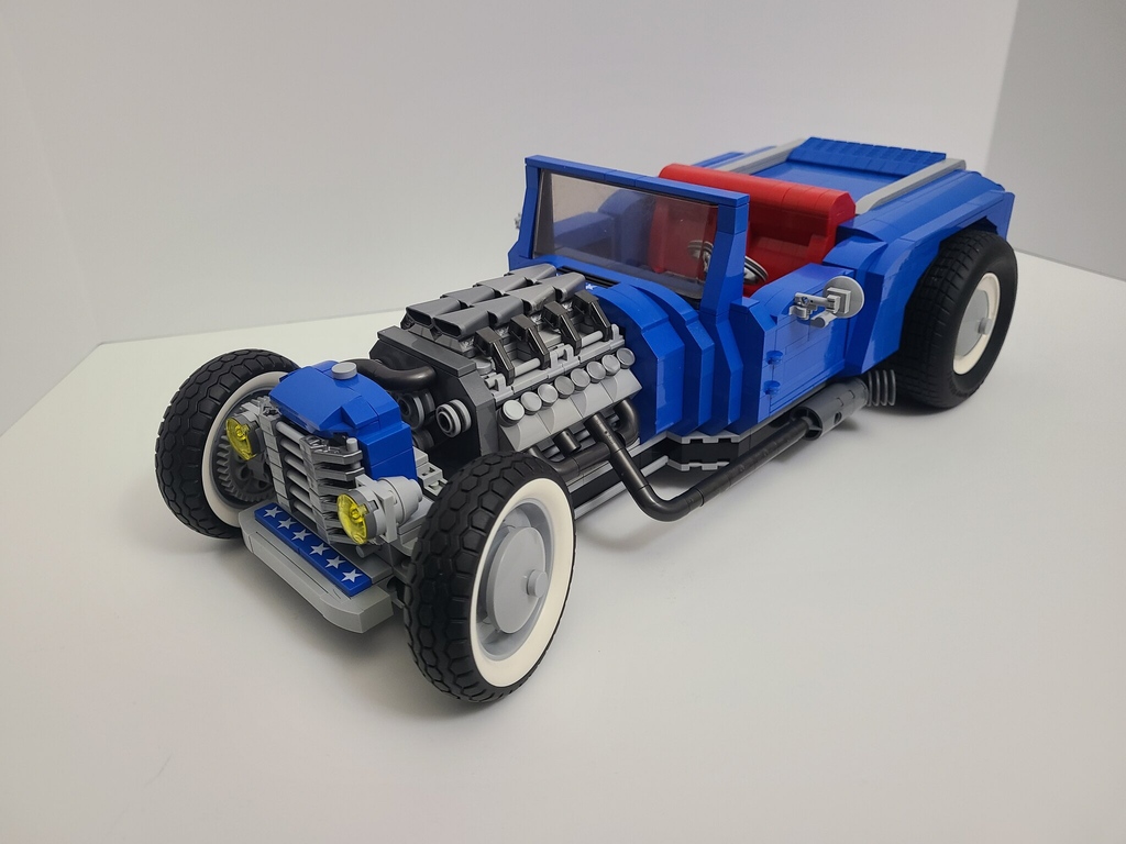 BrothersBrick's tweet photo. "A resto-modded homage to Blue Fury"
#LEGO #ModelTeam set 5541 changed the world for us #HotRod enthusiasts in 1995, and builder BHBricks pays homage to that classic set
Read about it here: https://t.co/TyVcTyEnOs
#RebuildTheWorld #BrothersBrick #MOC #AFOL #LegoMOC #LegoCreation https://t.co/2GxjOsaiK4