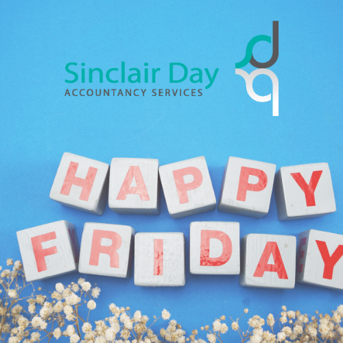 SinclairDayAcct's tweet photo. What's that you say? Friday - well, don't mind if we do then! Our favourite day of the week & time to plan out the weekend. So what's happening for you?
#accountancy #FridayFeeing #accountantswithadifference https://t.co/KHmWW8CXht