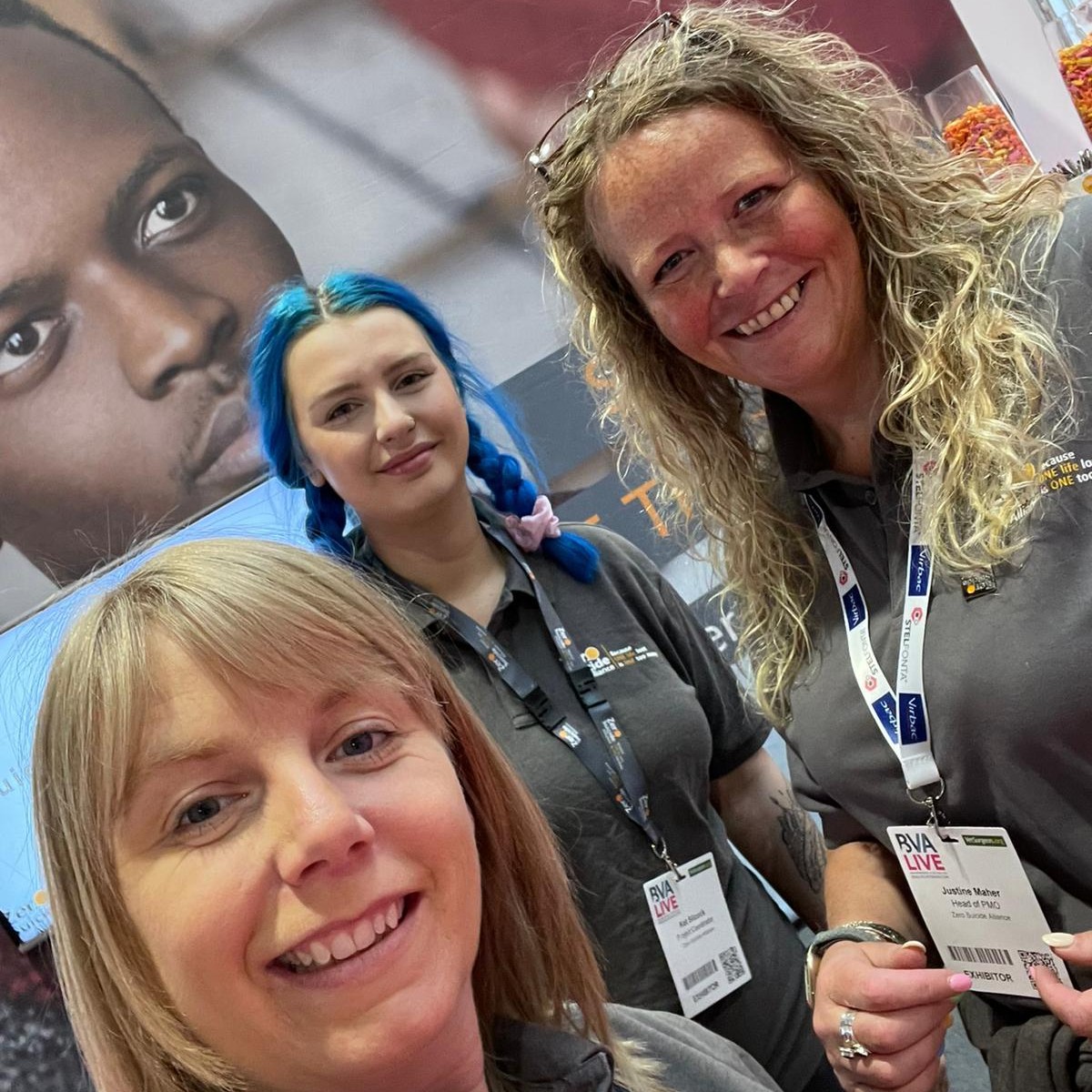 Zer0Suicide's tweet photo. Day two at #BVALive at #BirminghamNEC

Thanks to everyone who has come to see us so far. If you're here today, come and find us on stand B71 to hear more about how our training and resources could help you! https://t.co/tHiRPwzBWz