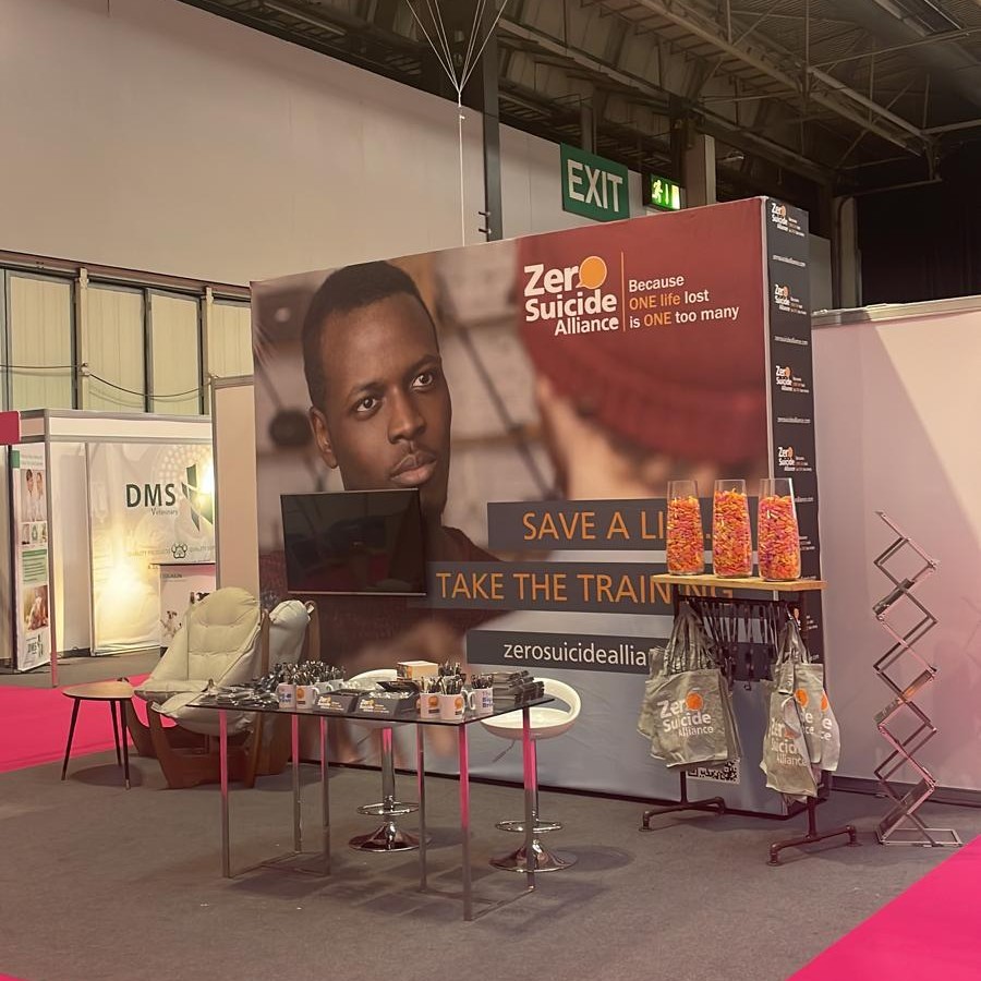 Zer0Suicide's tweet photo. Day two at #BVALive at #BirminghamNEC

Thanks to everyone who has come to see us so far. If you're here today, come and find us on stand B71 to hear more about how our training and resources could help you! https://t.co/tHiRPwzBWz
