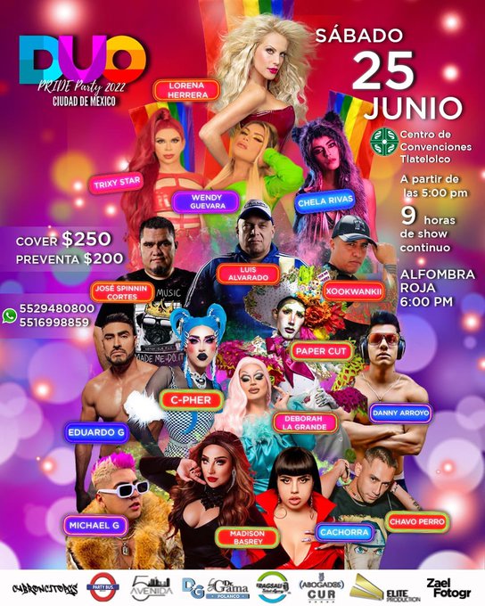 Al terminar la #MarchaDelOrgullo de las fiestas más esperadas es D?O Pride Party. Vayan a nuestro Facebook